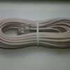 OEM 25 feet Ivory Phone Telephone Extension Cord Cable Line Wire With Standard RJ-11 Plugs Jacks 44 81rbpIfX8LL