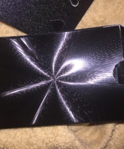 EMFK 54pcs/Pack Fashion Gold Foil Poker Novelty Collection Waterproof PVC Plastic Color:Black 31 81rcw6FkHnL