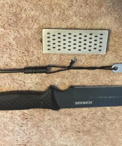 Schrade Bedrock High Carbon Steel Fixed Blade Knife with 7in Drop Point Blade for Buschcraft 43 81rdRxbkRL
