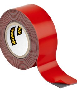 3M Permanent Outdoor, Holds 5 lbs, Scotch 4011 Exterior Mounting Tape, 1 in x 60 in, 1"x60" 36 81rfK712AIL