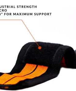 Nordic Lifting Wrist Wraps (2 Pairs/4 Wraps) 14" for Weightlifting | Cross Training | Powerlifting - for Women & Men - Improve Hand Strength & Support During Weight Lifting 1 Year Warranty Black/Red & Black/Orange 22 81rfdKBODqL 1