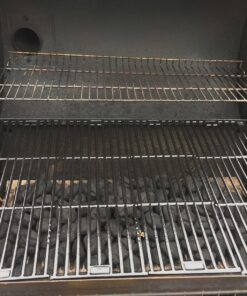 Hisencn Porcelain Cast Iron Cooking Grates Replacement for Chargriller Duo 5050, 3001, 5650, 3008, 3030, 3725, 4000, 2121, King Griller 3008 5252, Gas Grill Models Set of 4 Grill Grids For Char-Griller 2121 20 81rhtJU XL