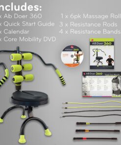 AB Doer 360 with PRO Kit: AB Doer 360 Fitness System Provides an Abdonimal and Muscle Activating Workout with Aerobics to Burn Calories and Work Muscles Simultaneously! AB Doer Pro Kit 7 81rii1NR2WL