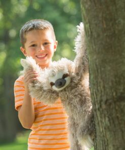 Wild Republic Cuddlekin Three Toed Sloth 12" Plush, Cuddlekins (12257) 36 81rj 9lS25L