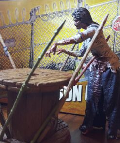 McFarlane Toys The Walking Dead TV Morgan Jones with Impaled Walker and Spike Trap Deluxe Box Action Figure 11 81rj4L8jfhL