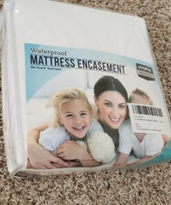 Utopia Bedding Zippered Mattress Encasement Queen - 100% Waterproof and Bed Bug Proof Mattress Protector - Absorbent, Six-Sided Mattress Cover 1 51 81rmQIbtiwL