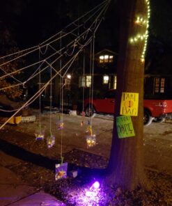 Mega Spider Web Outdoor Halloween Decoration - Terrify Your Neighbors - by FunWorld Standard White 26 81rmtzFYnwL