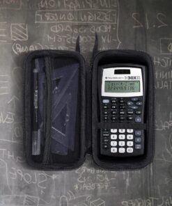 Khanka Hard Travel Case Replacement for Texas Instruments TI-30XIIS Scientific Calculator, Case Only (Black) Black 17 81rmxT5DhjL
