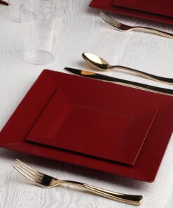 360 Piece Plastic Silverware Set – Disposable Gold Forks, Spoons, Knives – Bulk Flatware Utensil Party Supplies for Wedding, Birthday, All Occasions Metallic Gold 22 81rovbhQPKL