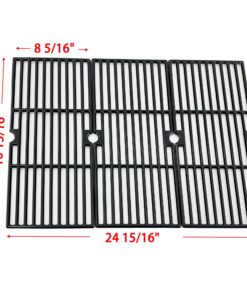 Alternative view of Direct store Parts DC115 Polished Porcelain Coated Cast Iron Cooking grid Replacement for Charbroil, Centro, Broil King, Costco Kirkland, K Mart, Master Chef Gas Grill