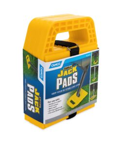Camco Camper/RV Stabilizing Jack Pads | Features Interlocking Design & Includes Handy Strap for RV Storage and Organization Molded of Strong UV Stabilized Polypropylene 4-Pack (44595) 28 81rpTftYoSL 2