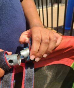 Sorbus 40" Saucer Swing for Kids - 220lbs Outdoor Swing Fun- Tree Glider Therapy Swing for Kids- Adjustable Ropes & Durable Swing Seat- Trampoline Net Swing for Swing Set,Backyard,Indoor/Outdoor,Gift 40 Inch 27 81rq8Av9n5L