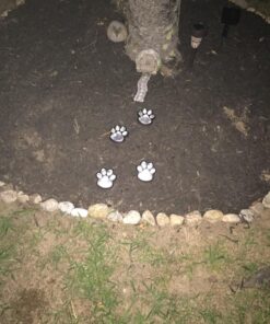 IdeaWorks JB7356 Solar Paw Print Outdoor Lights, Black 47 81rrMVW8pGL