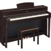 Yamaha YDP184 Arius Series Console Digital Piano with Bench, Dark Rosewood 184