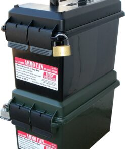 Alternative view of MTM AC50C-40 Ammo Can, 50-Caliber, Heavy-Duty Dual Latching System, Rugged Polypropylene Plastic, O-Ring Seal System, Water Resistant, Bulk Ammo Storage, USA Made, Black 50-Caliber Ammo Can