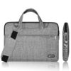 Qishare Laptop Case Laptop Shoulder Bag 11.6-12" Gray Lines