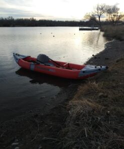 INTEX Excursion Pro Inflatable Kayak Series: Includes Deluxe 86in Aluminum Oars and High-Output Pump – SuperTough PVC – Adjustable Bucket Seat – Fishing Rod Holders – Grab Handles 2-person Kayak Set 63 81rvRTUUYL