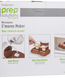 Progressive Prep Solutions Microwave S'mores Maker, Brown/White 27 81rxHJDcZVL