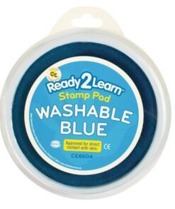 READY 2 LEARN Jumbo Circular Washable Stamp Pads - Classroom - Set of 10 Colors - 5.75" dia. - Non-Toxic - Fade Resistant - Ideal Size for Handprints and Footprints 14 81rxwqPOMpL