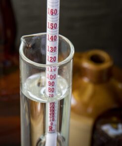 Hydrometer Alcohol Meter Test Kit: Distilled Alcohol American-Made 0-200 Proof Pro Series Traceable Alcoholmeter Tester Set with Glass Jar for Proofing Distilled Spirits - Made in America 23 81rygPc9ikL