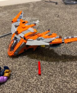 LEGO Marvel Super Heroes Avengers: Infinity War Thanos: Ultimate Battle 76107 Guardians of the Galaxy Starship Action Construction Toy (674 Pieces) (Discontinued by Manufacturer) 47 81s CQG95yL