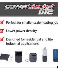 Powerblanket Lite PBL15 15-Gallon Insulated Drum Heater - Grease Keg Heater - Insulated Band Heater Fits 15-Gallon Drum/Barrel 22 81s bjSdS4L