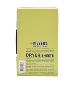 Mrs. Meyer's Clean Day Dryer Sheets, Lemon Verbena, 80 ct (1 Pack (80 Count)) 80 Count (Pack of 1) Lemon Verben 9 81s02zyYzQL