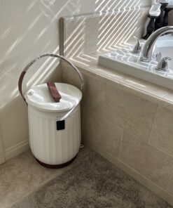 Keenray Towel Warmer Bucket, Luxury Hot Towel Warmer with LED Display, Child Safety Lock, Heat Timer 15/30/45/60 Min Adjustable, for Hot Tub, Bathroom, Spa, Brown, CL27 25 81s07fsIL