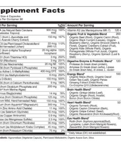 NATURELO Whole Food Multivitamin for Women - with Vitamins, Minerals, & Organic Extracts - Supplement for Energy and Heart Health - Vegan - Non GMO - 120 Capsules 120 Count (Pack of 1) 31 81s5iLt0xFL