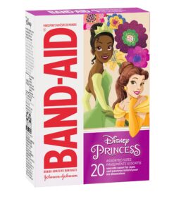 Band-Aid Brand Adhesive Bandages for Minor Cuts & Scrapes, Wound Care Featuring Disney Princess Characters, Fun Bandages for Kids and Toddlers, Assorted Sizes, 20 Count 41 81s6v4WXDNL