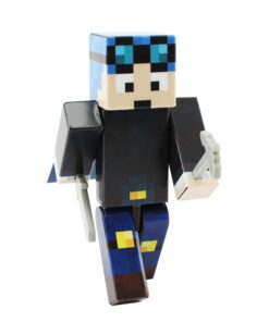 Alternative view of EnderToys Blue Hair Miner Boy Action Figure