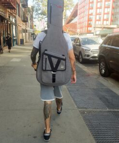 Gator Cases Transit Series Acoustic Guitar Gig Bag; Grey Exterior (GT-ACOUSTIC-GRY) 31 81s9s4Zv8pL