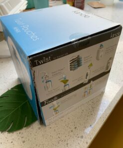 Kiinde Twist Pouch Direct-Pump Direct-Feed Twist Cap Breast Milk Storage Bags for Pumping, Freezing, Heating and Feeding, Pre-Sterilized, 6 Ounce, Pack of 40 6oz 6 Ounce (Pack of 40) 35 81sAGTwQLpL