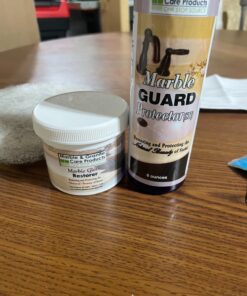 Marble Gloss Restorer (8 OZ) - Polishing Compound - Removes Stains, Spot, Etchings, & Fine Scratches 8 Ounce (Pack of 1) 13 81sAjLDRxTL 1