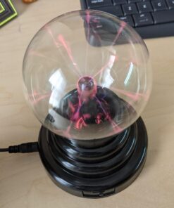 Plasma Ball,Touch Sensitive Plasma Lamp Light with USB OR Battery Powered Plasma Globe for Kids,Parties,Home,Decoration 3-Inches 29 81sBcQLwJL