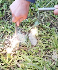 bayite 1/2 Inch X 6 Inch Large Ferro Rods Ferrocerium Rod Drilled Survival Fire Starter Flint Steel with Toggle Lanyard Hole for Camping Emergency 29 81sBqtnt5YL