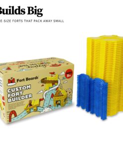 Fort Boards: Fort Building Kit | Jumbo Blocks - Kids Building Toys | 90 Piece Set: Yellow 11 81sDuNNU7CL