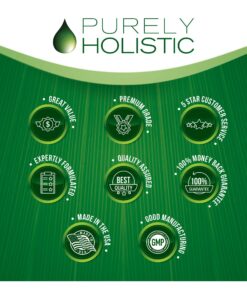 Purely Holistic CoQ10 100mg - 240 SoftGels - 8 Month Supply - Ubiquinone Coenzyme Q10 Supplement - with Organic Olive Oil - Soy Free Co Q 10 - Made in The USA 22 81sEq ghYZL