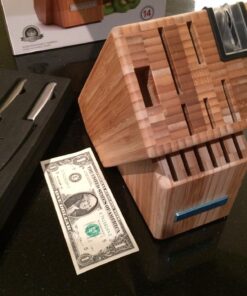 KitchenAid KKFSS14BO 14 Piece Classic Forged Series Brushed Stainless Steel Cutlery Set, Bamboo Wood 14 PC Classic Forged Cutlery Set 47 81sEuJqpCqL