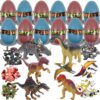 Liberty Imports 12 Pack - 3D Dinosaur Puzzle in Jurassic Egg Educational Assembly Kit - Ideal Kids Dino Figure Party Favors Bulk Supplies 16 81sF0LLNRBS