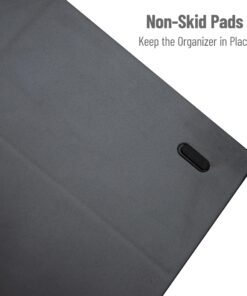 Mind Reader, Countertop Organizer, Coffee Bar, Kitchen Cup and Condiment Station, 17.875" L x 9.5" W x 6.625" H, Black 17.875"L x 9.5"W x 6.625"H, 25 81sG1CkA4zL