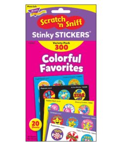 Trend Enterprises Stinky Sticker Colorful Favorites Variety Pack of 300, Assorted, 1 in, T6481 5 81sGHW6EWQL