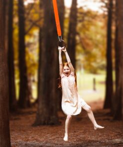 Tree Swing Hanging kit Straps, (Set of 2) Extra Long 10tf Each. Super Strong 5,000lbs + 2 Carabiners. for Swing Sets, Web Swings, Hammock & Tire Swing 33 81sInGqHRBL