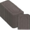 Naturally Natures Cloth Diaper Inserts 5 Layer Charcoal Bamboo Reusable Liners for Cloth Diapers (Pack of 12) (Grey)