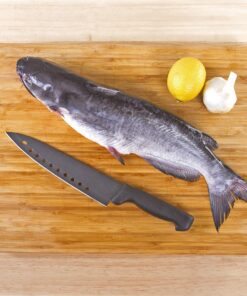 Kitchen + Home Non Stick Sushi Knife - The Original 8 inch Stainless Steel Non Stick Multipurpose Chef Knife 1 22 81sJniqPL