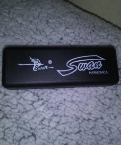 Swan 10 Hole 20 Tones Harmonica Key of C Blues,Mini Harmonica for Beginners 1020 Key of C Silvery 19 81sKElr2Q2L