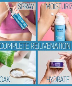 Pure Magnesium Oil Spray - 100% Natural Magnesium Spray - Sourced from The Dead Sea Topical Magnesium 8 Fl Oz (Pack of 1) 26 81sKe1FEnbL