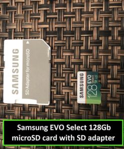 SAMSUNG (MB-ME128GA/AM) 128GB 100MB/s (U3) MicroSDXC EVO Select Memory Card with Full-Size Adapter 1 Count (Pack of 1) Card and Adapter Only 40 81sLE2UMnhL