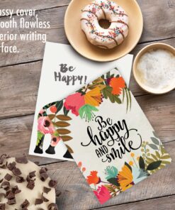 The Best Card Company - 10 Assorted Blank All Occasion Notecards Box Set 4 x 5.12 Inch w/Envelopes Inspiration Bulk Variety Pack, Men, Women (10 Designs, 1 Each) Elephant, Optimisms M6631OCB 15 81sLSVcwizL