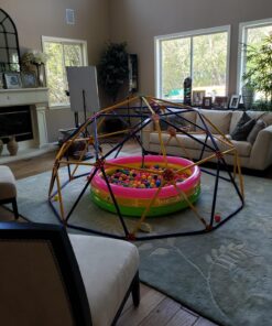 EASY OUTDOOR Space Dome Climber – Rust and UV Resistant Steel – 1000 lb. Capacity – for Kids Ages 3 to 9 44 81sMWyg6NuL